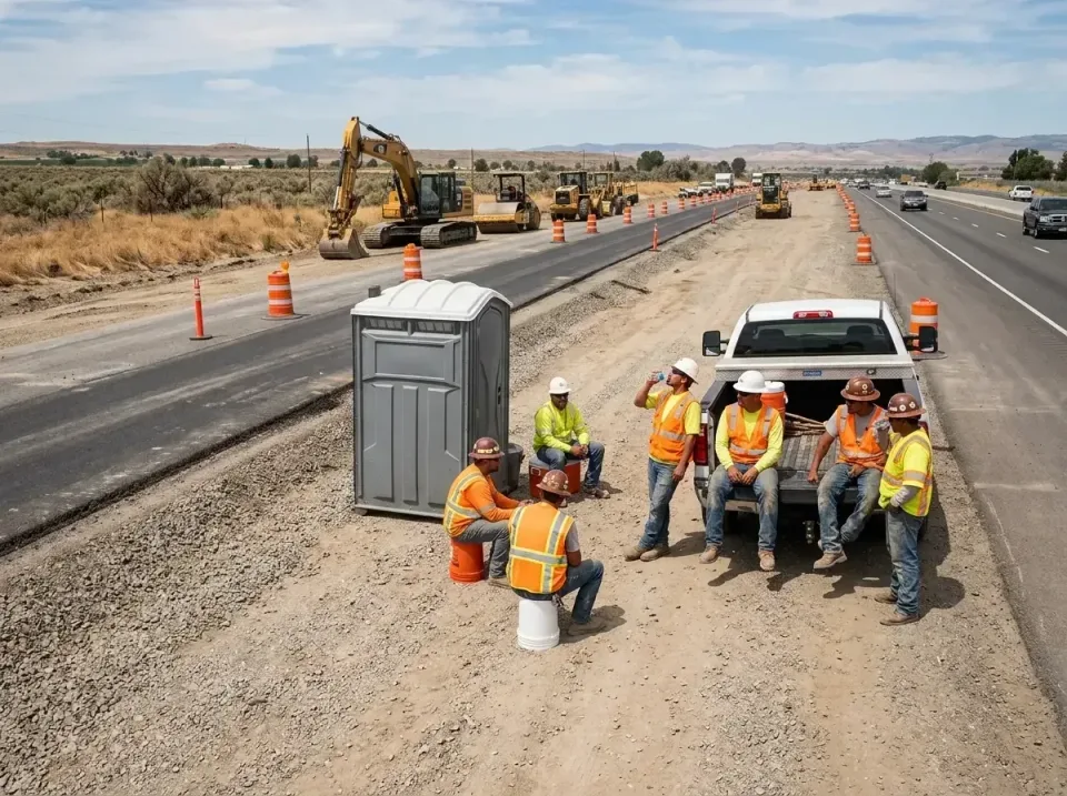 highway-road-construction-crew-007 — frequently asked questions, Porta Potty and Restroom Rentals in Strasburg, CO